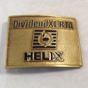 DividendXLRTA HELIX Advertising Promotional Belt Buckle